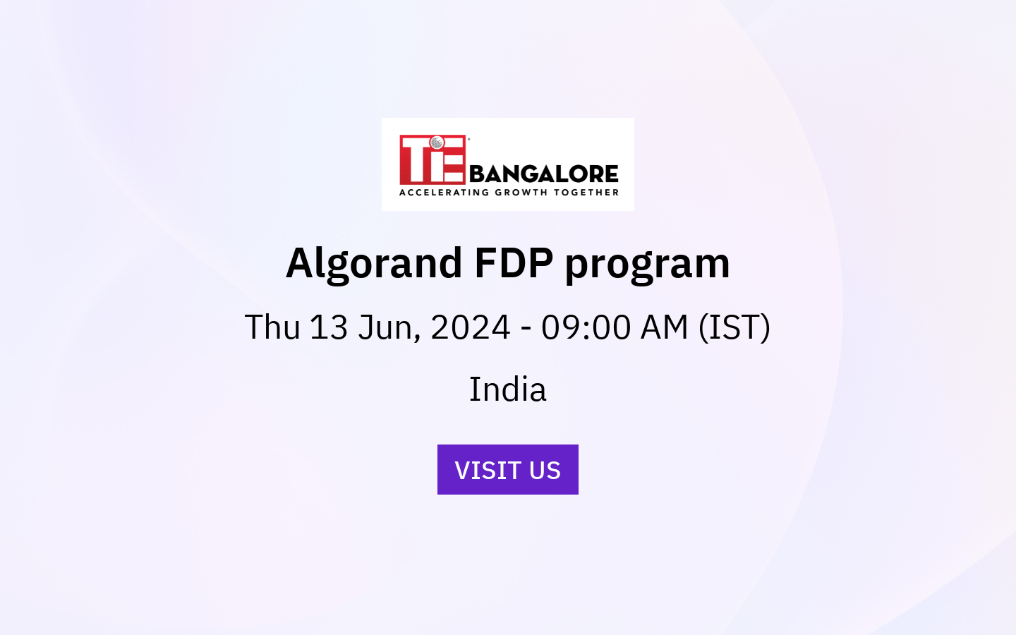 Algorand FDP program - Home