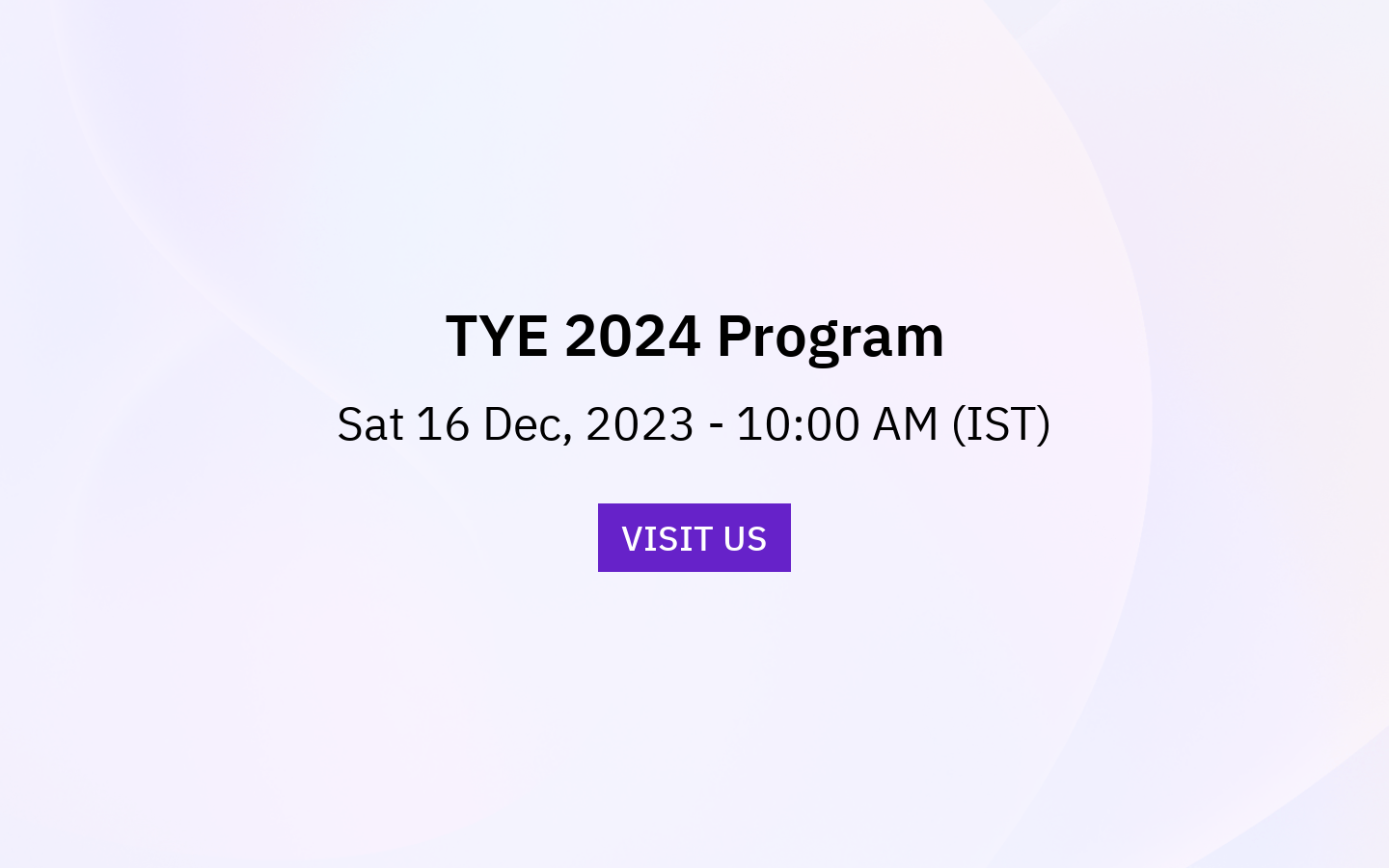 TYE 2025 Program